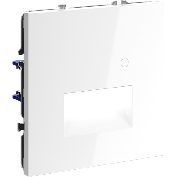 VLS070701 Подсветка светодиодная встраиваемая в подрозетник с датчиком движения и сенсорным выключателем (без рамки) белого глянцевого цвета VOLTUM S70, 3000-4200-6500 Кельвинов, 1 Ватт, 120 Градусов (белый глянцевый)