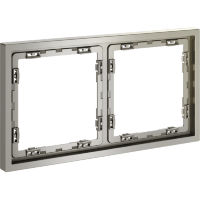 VLS100204 Рамка пластиковая для электрических изделий шелкового цвета VOLTUM серии S70 на 2 поста (шелк)