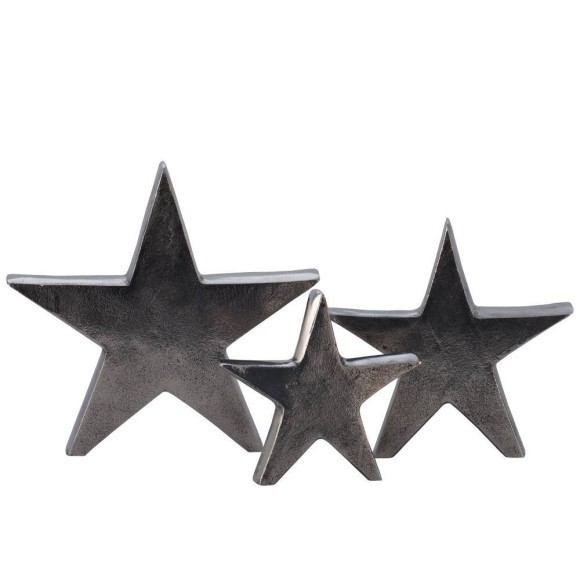 427088 BALIGUIAN Статуэтка декоративная Звезда L265 B50 H245, алюминий, цвет античный никель