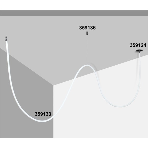 База для встраиваемого монтажа светильников 359128-359133 RAMO 359124