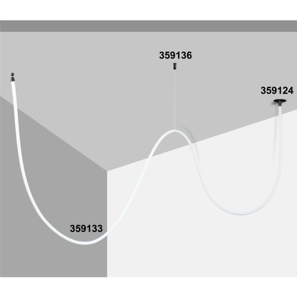 База для встраиваемого монтажа светильников 359128-359133 RAMO 359124