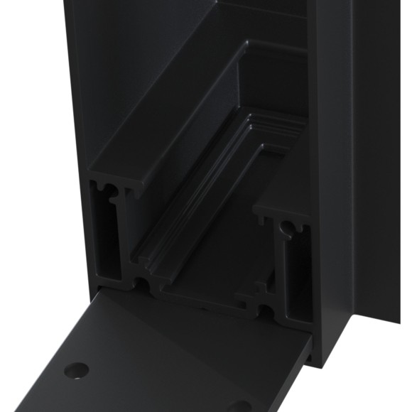 Угловой коннектор для накладных шинопроводов Maytoni Gravity TRA004CL-21B