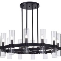 SL1237.403.12 Люстра подвесная ST-Luce Черный/Прозрачный E14 12*15W ISLA