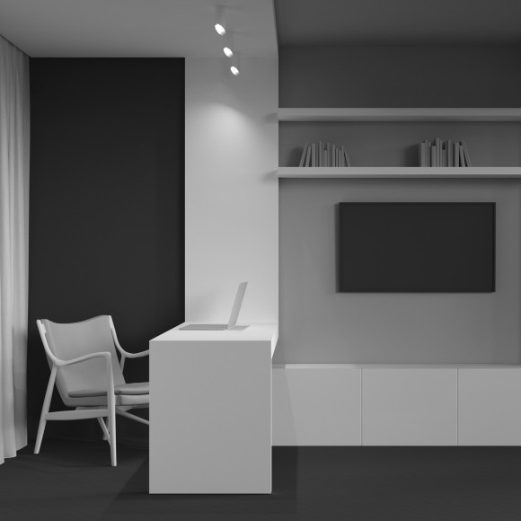 Накладной потолочный светильник Maytoni C044CL-01-15GU10-W L IPari под лампу 1xGU10 35W