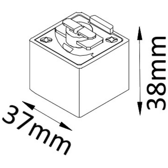 Адаптер для уст. любого подвесного светильника на однофазные шинопроводы Crystal Lux CLT 0.212 03 WH Адаптер для уст. любого подвесного светильника на однофазные шинопроводы Crystal Lux CLT 0.212 03 WH