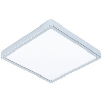 99269 Светодиодный накладной светильник FUEVA 5, 20,5W (LED), 285х285, H28, 2400lm, 3000K, IP44, сталь