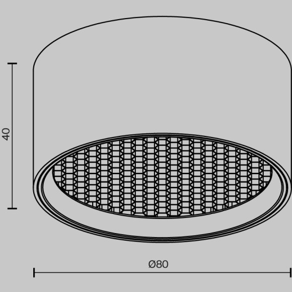 Потолочный светильник Maytoni Glare 3000К 7Вт 36° IP 44 C122CL-L7-3K-BS Потолочный светильник Maytoni Glare 3000К 7Вт 36° IP 44 C122CL-L7-3K-BS