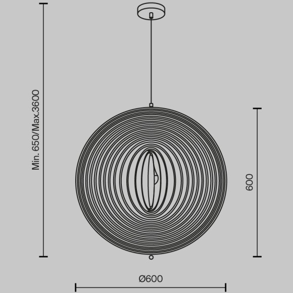 Подвесной светильник Maytoni MOD197PL-01W2 Подвесной светильник Maytoni MOD197PL-01W2
