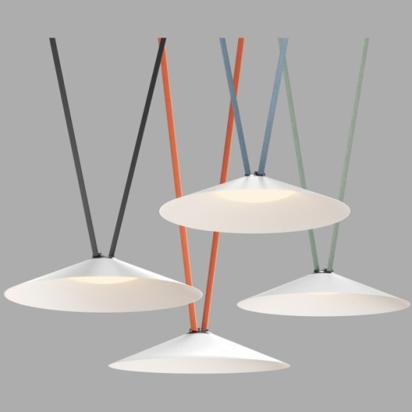 DK5569-WH+BK Светодиодный светильник для трека-ремня серии Denkirs Belty 48V, 24W, RA90, 120°, 3000K