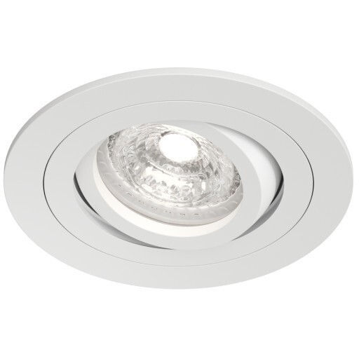 DK2110-WH Встраиваемый влагозащищённый светильник HYDRO, IP44, до 15 Вт LED, GU10, алюминий, белый DK2110-WH Встраиваемый влагозащищённый светильник HYDRO, IP44, до 15 Вт LED, GU10, алюминий, белый