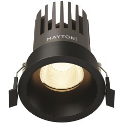 Встраиваемый светильник Maytoni Dip Hight LED Ra90 Lm1630 3000K 15Вт 50° DL117-15W-3K-B