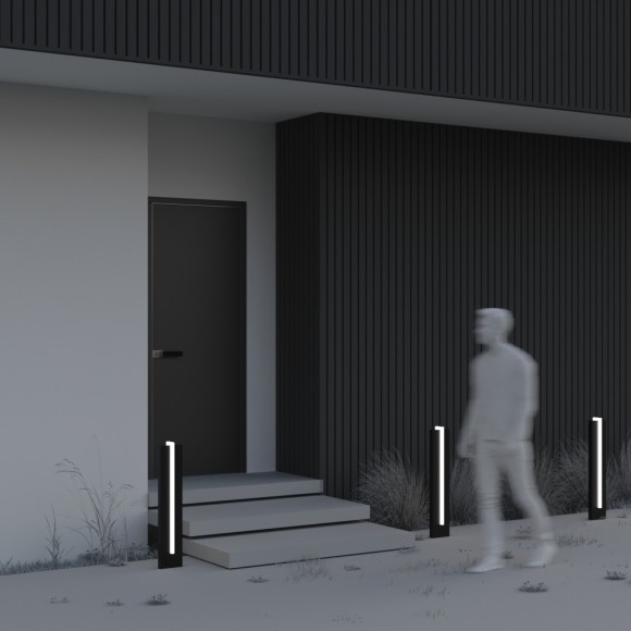 Уличный наземный столбик Outdoor O484FL-L15GF3K