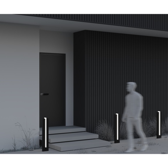 Уличный наземный столбик Outdoor O484FL-L15GF3K