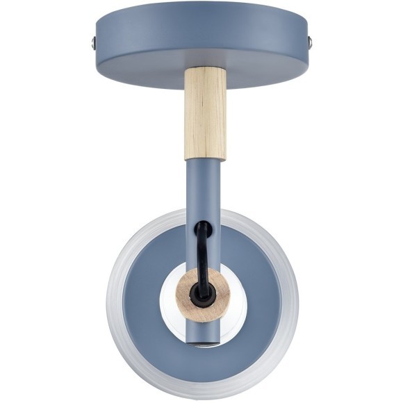 8098/1W MODERNI LN25 синий/синий металл, дерево/металл Бра Е27 1*60W 220V ROSALINA