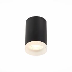 ST100.402.01 Светильник потолочный Черный GU10 1*50W IP20 D64xH99 220V Без ламп Накладные светильники