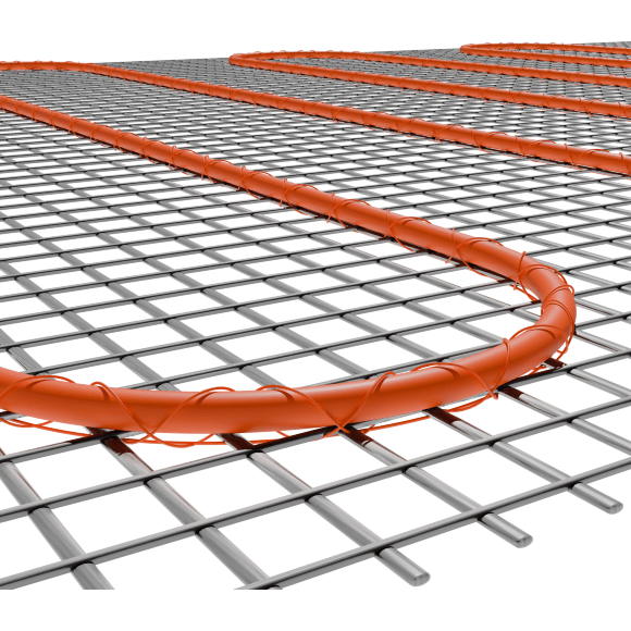 VLT01-150-2.5 Нагревательный мат (Теплый пол) длиной 5 метров и шириной полметра (0,5 метра) Voltum Т150 мощность 375Вт 150Вт/м², двужильный экранированный кабель, клеевая основа, укладка в плиточный клей/стяжку, гарантия 25 лет