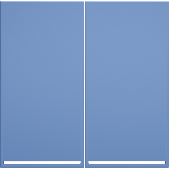 VLS000415 Клавиши синего джинсового цвета для выключателя и переключателя двухклавишного с подсветкой VOLTUM S70 (деним)