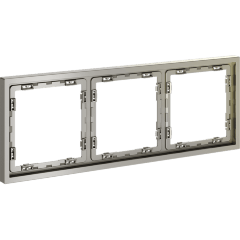 VLS100304 Рамка пластиковая для электрических изделий шелкового цвета VOLTUM серии S70 на 3 поста (шелк)