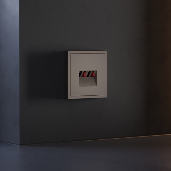 VLS001514 Накладка для розетки акустической 4-местной для подключения звуковоспроизводящих устройств (для проводов сечением 0,5 — 4 ММ²) коричневого цвета VOLTUM S70 (купучино)