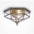 Накладной потолочный светильник Maytoni Zeil H356-CL-03-BZ E27 3 лампы, металл бронза, плафон прозрачное стекло, классика, ретро стиль