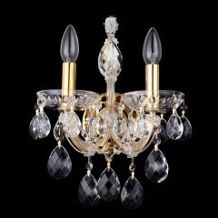 Бра Crystal Lux ISABEL AP2 GOLD/TRANSPARENT Бра Crystal Lux ISABEL AP2 GOLD/TRANSPARENT