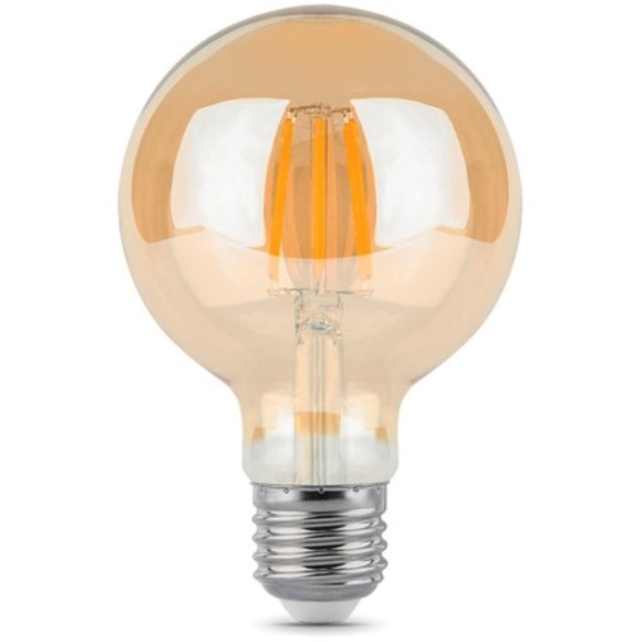 105802006 Лампа Gauss LED Filament G95 E27 6W Golden 550lm 2400K 1/20