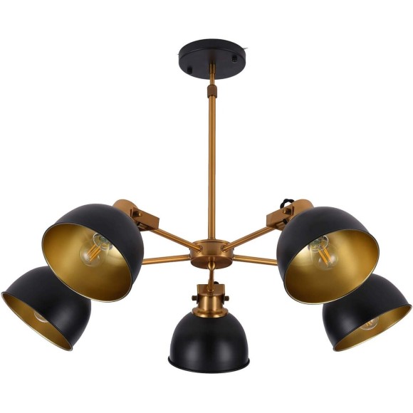 Подвесной светильник Lumina Deco Belmonti LDP D017-5 BK