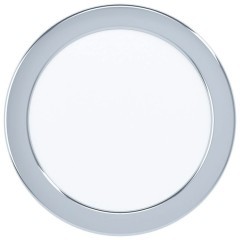 99209 Светодиодный встраиваемый светильник FUEVA 5, 11W (LED), ?166, ET26, IP44, 1350lm, 4000K, сталь