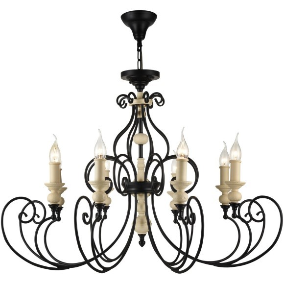 Люстра потолочная Maytoni H631-PL-08-B Karina под лампы 8xE14 60W