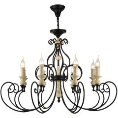 Люстра потолочная Maytoni H631-PL-08-B Karina под лампы 8xE14 60W