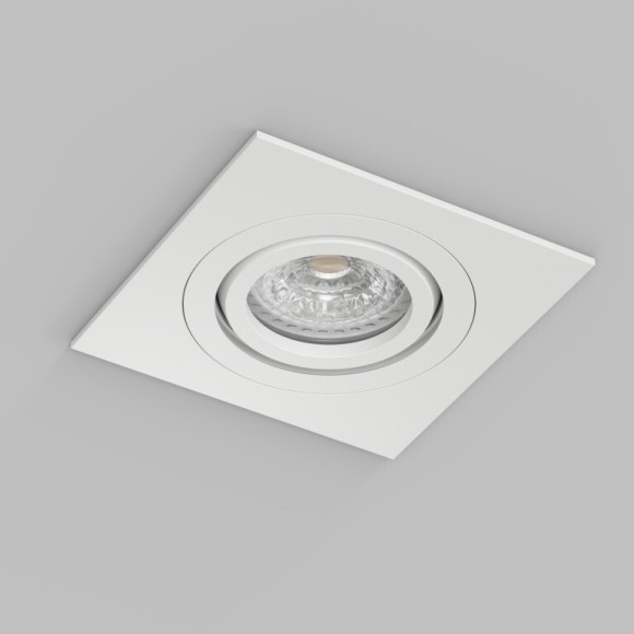 Встраиваемый влагозащищённый светильник HYDRO, IP44, до 15 Вт LED, GU10, алюминий, белый Встраиваемый влагозащищённый светильник HYDRO, IP44, до 15 Вт LED, GU10, алюминий, белый