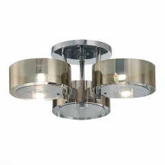SL483.702.03 Светильник потолочный Хром/Дымчатый E27 3*40W FORESTA SL483.702.03 Светильник потолочный Хром/Дымчатый E27 3*40W FORESTA