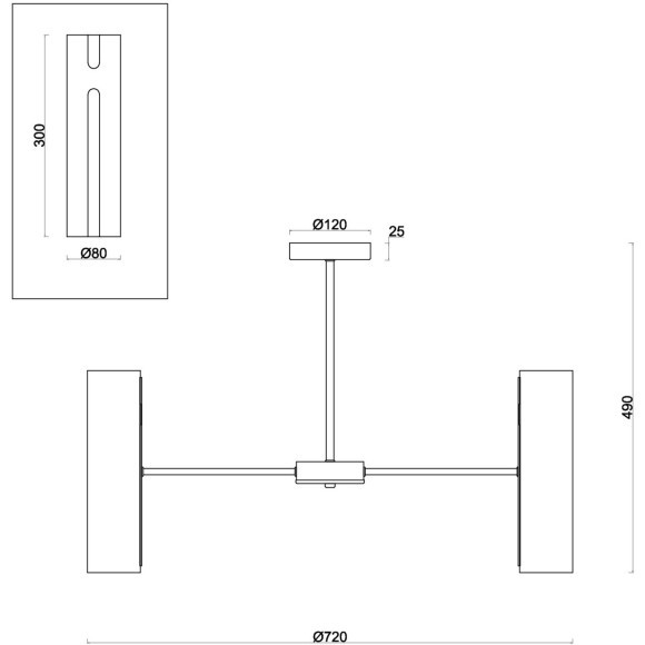Потолочный светильник Freya FR5368CL-14BS