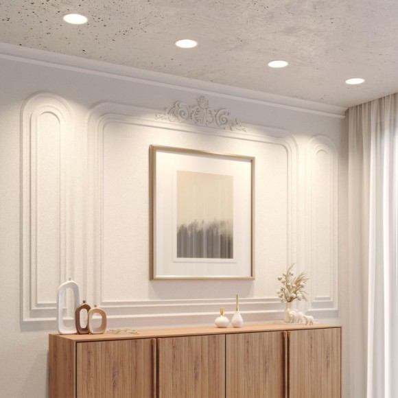 359859 Светильник встраиваемый с переключателем цв. температуры и угла рассеивания Novotech IP44 LED 18W 2700К\3200К\4000К SOLIS