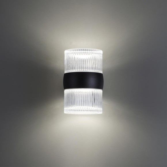 Светильник уличный настенный с переключателем цветовой температуры с влагозащитой IP65 Novotech и светоиодным LED модулем 8 Ватт 100-240V 2700К/3200К/4000К ESTIMA 359718