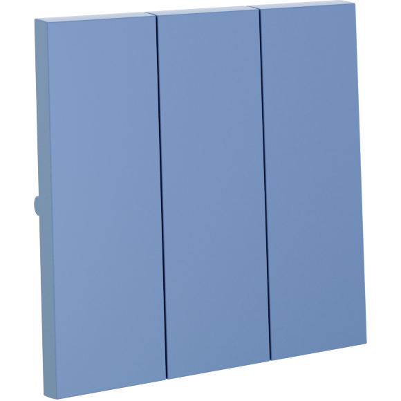 VLS000515 Клавиши для выключателя и переключателя трехклавишного синего джинсового цвета VOLTUM S70 (деним)