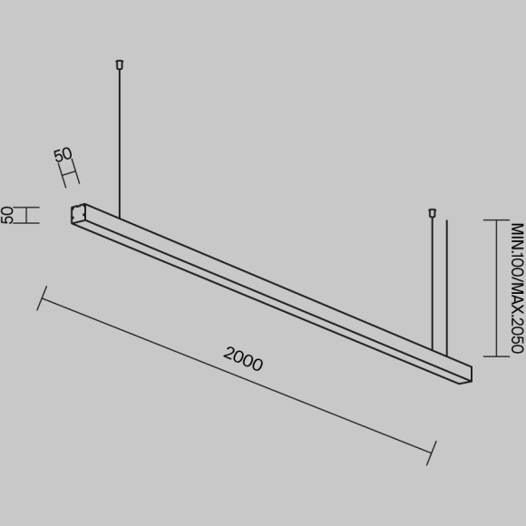 Линейный светильник Technical LL312024 Линейный светильник Technical LL312024