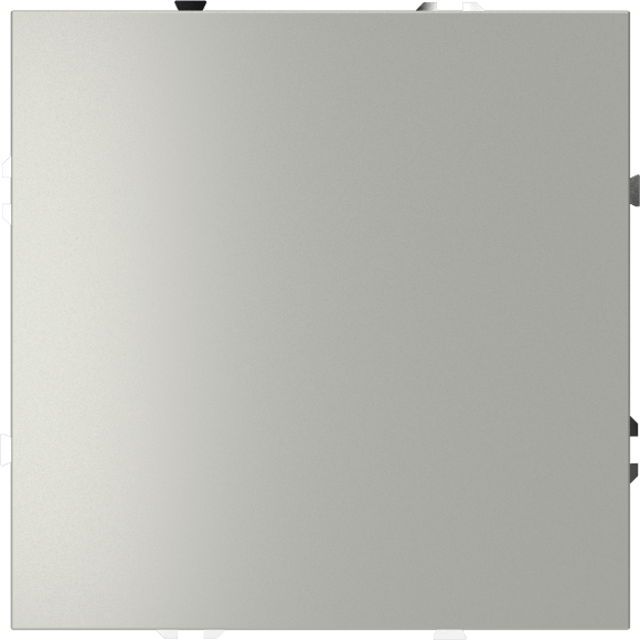 VLS080105 Заглушка для рамки для закрытия розетки стального цвета VOLTUM S70 (сталь)