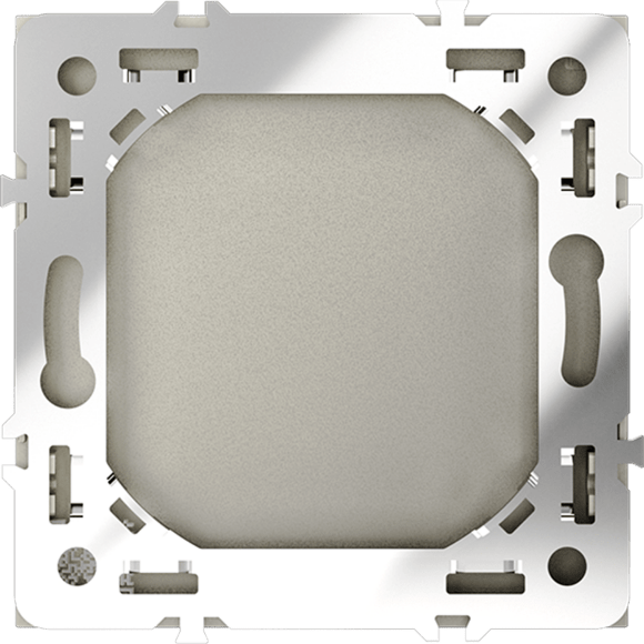 VLS080105 Заглушка для рамки для закрытия розетки стального цвета VOLTUM S70 (сталь)