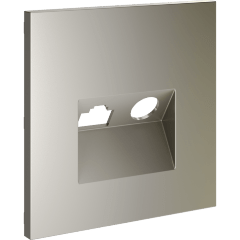 VLS002704 Накладка для розетки TV+RJ45 (CAT5-CAT6 + RG6 или РК 75-4,8-31 шелкового цвета VOLTUM S70 (шелк) VLS002704 Накладка для розетки TV+RJ45 (CAT5-CAT6 + RG6 или РК 75-4,8-31 шелкового цвета VOLTUM S70 (шелк)