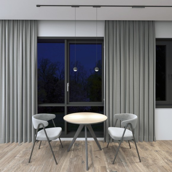 DK5335-BK Трековый магнитный светодиодный светильник Denkirs AIR 48V CRI90+ 4000К 872Лм 36° 12Вт