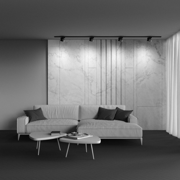 Однофазный двужильный светодиодный трековый светильник Maytoni Unity TR007-1-18W4K-B-1 ONDA 4000К 1410Лм CRI90+ 120° 18Вт Однофазный двужильный светодиодный трековый светильник Maytoni Unity TR007-1-18W4K-B-1 ONDA 4000К 1410Лм CRI90+ 120° 18Вт