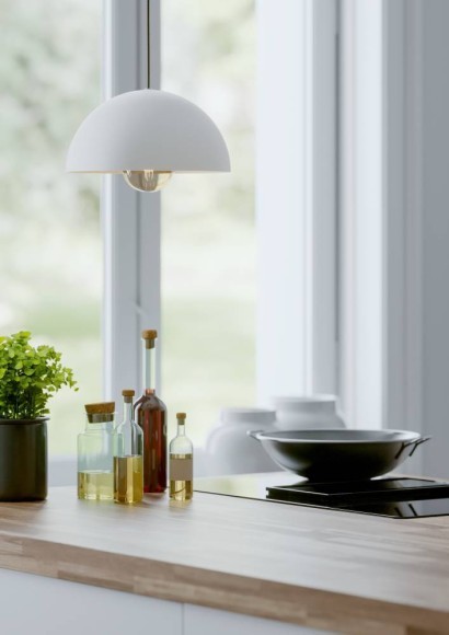 901135 GAETANO Подвесной светильник с лампой E27, 40Вт, металл, белый 901135 GAETANO Подвесной светильник с лампой E27, 40Вт, металл, белый