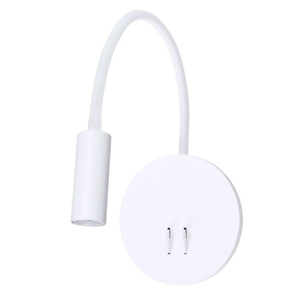 Спот светодиодный для чтения с выключателем Electra A8231AP-1WH