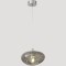 Crystal Lux Formless SP1 Smoke 4121/201 Подвесной современный светильник, плафон диаметром 15 см, дымчатое стекло, основание хром металл, лампа G9 1шт макс. 40Вт IP20 220В