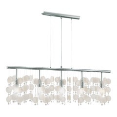 90819 EGLO VITORIA Люстра потолочная с пятью лампами E14, 200Вт, IP20, металл, хрусталь 90819 EGLO VITORIA Люстра потолочная с пятью лампами E14, 200Вт, IP20, металл, хрусталь