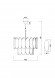 Подвесной светильник Freya FR5189PL-09BS Demure под лампы 9xE14 40W