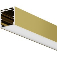 Алюминиевый профиль Maytoni накладной-подвесной 35x35 (Латунь, 2 м), ALM-3535BT-BR-2M 633005