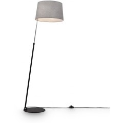 Торшер с абажуром Maytoni MOD613FL-01B Bergamo под лампу 1xE27 60W