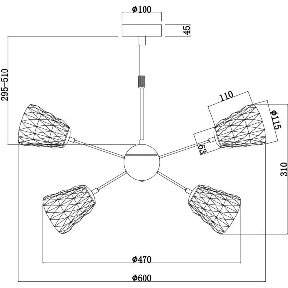 Люстра Freya FR6025PL-L6CH